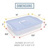 Chef Pomodoro Pizza Dough Proofing Box, 14 x 11-Inch, Preparation