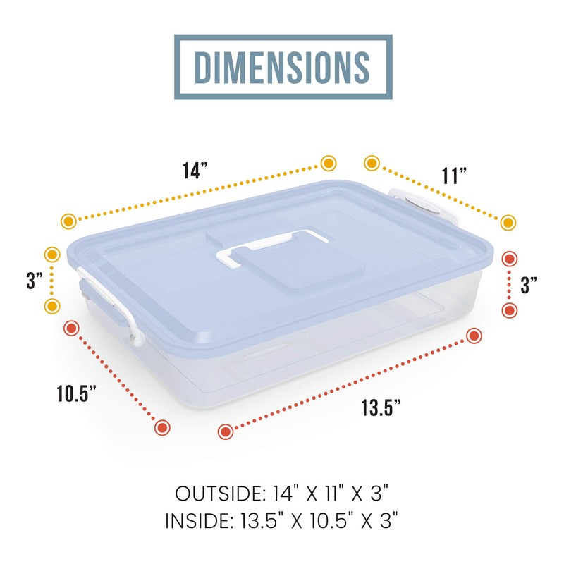 Chef Pomodoro Pizza Dough Proofing Box, 14 x 11-Inch, Preparation