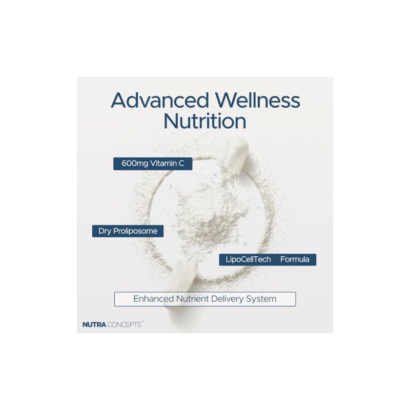 Liposomal Vitamin C – LipoCellTech™ Absorption Formula – 600mg Per