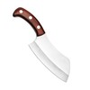 TONIFE Meat Cleaver Butcher Knife with Pakkawood Handle, 6.3 Inch