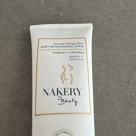 Nakery Beauty BODY RETEXURIZING SCRUB Glycolic + Lactic Acid 6.76oz | Sealed