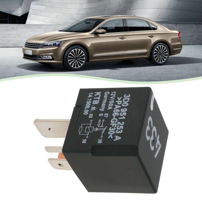 VGOL 1 Piece 5 Pins Car Relay Replacement Part 3D0951253A