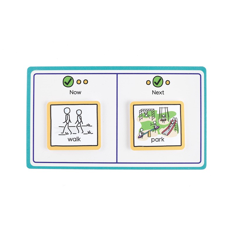 Now and Next Board with 35 Visual Symbols Based Around
