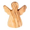 Guardian Angel Olive Wood H5 cm Lucky Charm Worry Stone
