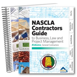 NASCLA Alabama General 3rd Edition Spiralbound - Tabs Bundle Contractors Guide to Business, Law and Project Management