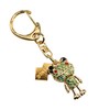 Shirasaki Hachimangu Frog Amulet, Safely Frog, Youth (Rhinestone) Key Chain,