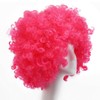 MapofBeauty 35cm Fashion Holiday Fluffy Funny Show Clown Wig (Pink)