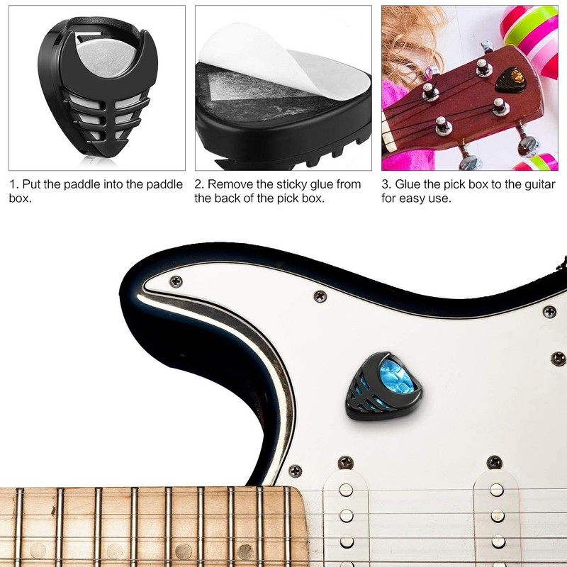 Guitar Wall Mount Hanger 2 Pack, Guitar Hanger Wall Hook