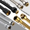 Extra Long Stainless Steel Shower Hose - Metal Kink-Free Handheld