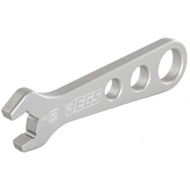 JEGS AN Standard Wrench | Fits -6AN (11/16” Hex) Standard Fittings | Made In USA | Clear Anodized & Laser Etched | 1 Per Package