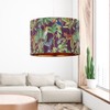 firstchoicelighting Safari Jungle Design Velvet Easy Fit Ceiling Pendant Lightshade