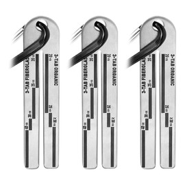 Xuegier 3Pcs Shingle Gauge, 4/09 Shingle Gauge Roof Pitch Gauge with Carabiner Roofing Gauge for Measuring Analyzeing Thickness