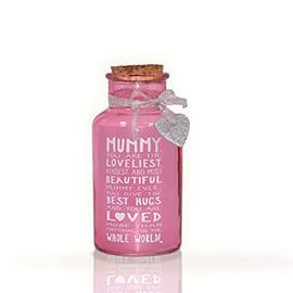 Messages Of Love Light Up Jar Mummy | Birthday Unisex | Home Décor | 2 x AA, Multi, One Size