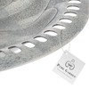 Pure Garden 50-LG1073 Grey Resin Bird Bath with Antique Design
