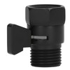 G1/2 Shut Off Valve Brass Water Control Valve Black Shower