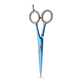 Vida Goods Hair Scissor 6" Professional Hair Cutting Scissors for Salon & Home Use Stainless Steel Barber Shears for Men, Women, Children & Adults (Blue, 6 Inches)