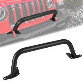 JOSENI Front Brush Guard, 5.8” Tall Steel Winch & Grille Guard, Compatible with 2018+ Jeep Wrangler JL, 2019+ Gladiator JT, Fits Factory Rubicon Steel Bumper, Replaces 82215351