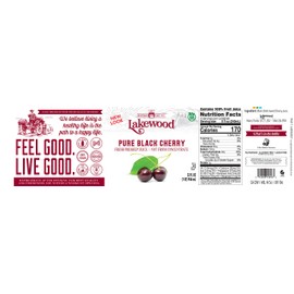 LAKEWOOD JUICE BLK CHERRY PURE, 32 FO