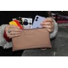 Adorable Patent Clutch Purse Organiser Bag with Detachable Wrist Strap