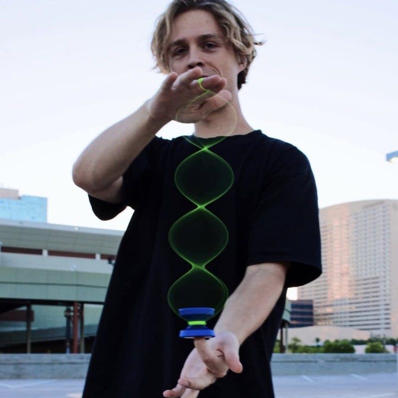 YoyoFactory DNA Yo-Yo - Black White (Metal Yoyo, String, Ball-Bearing