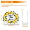 Summer Lemon Wreath Napkin Holder for Tables Paper Cocktail Napkin