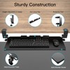 Ergonomic Keyboard Tray Under Desk Pull Out with Adjustable C-Clamp