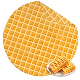 Bnuitland Waffle Funny Blanket,300 GSM Double Sided Giant Funny Realistic Food Blanket with Waffle Pouch, Novelty Funny Blanket for Adults and Kids, Super Soft Flannel Throw