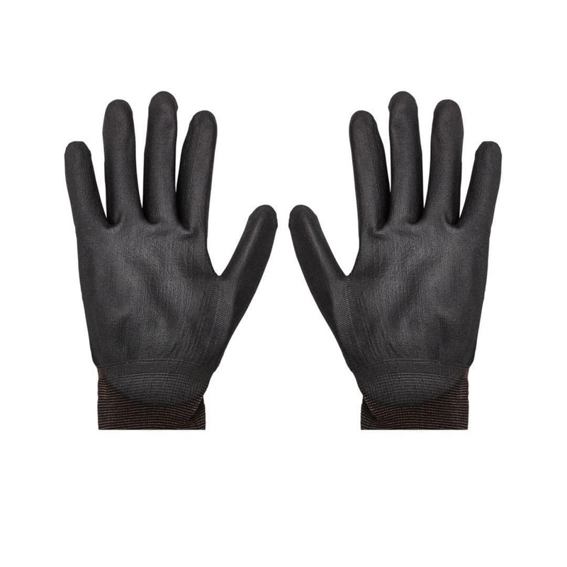 Montana Black Nylon Gloves Large