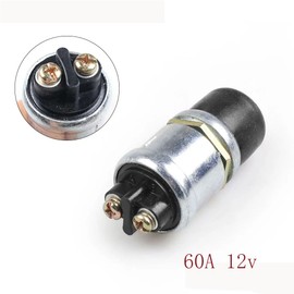 Pulchra 12V 60Amps Waterproof Car Boat Ignition Push Button Starter Switch Heavy Duty Starter Ignition Switch Starter Switch
