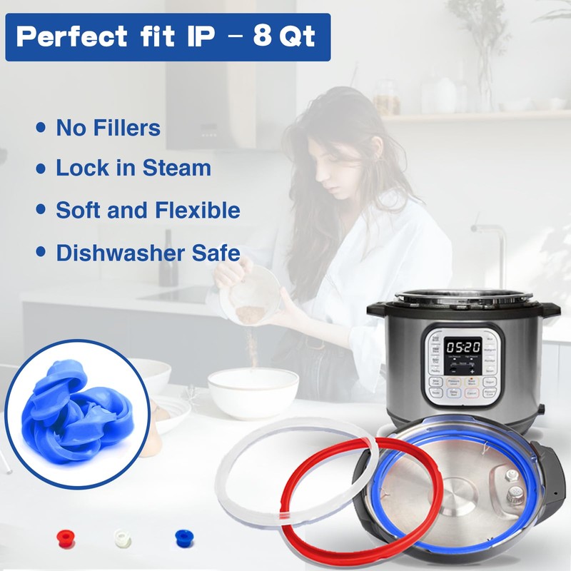 3 Pack Sealing Ring 6 Qt for Instant Pot Sealing