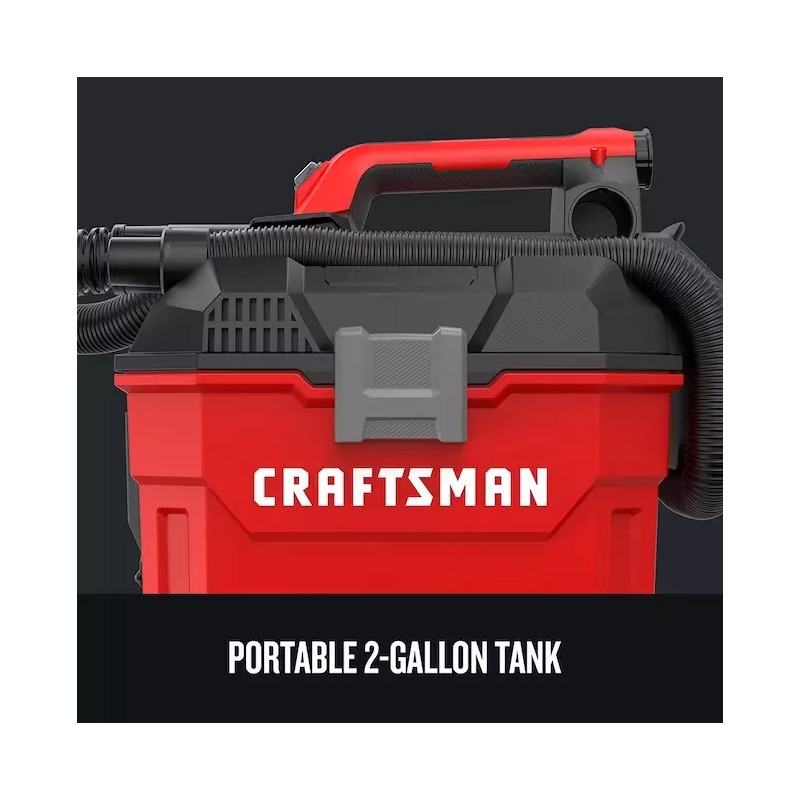 Craftsman 47121600 Wet/Dry Red Corded Portable Vacuum Cleaner