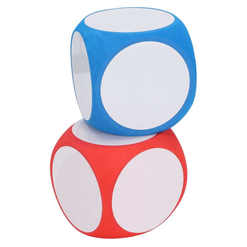 2pcs Dry Erase Dice Set Write On Wipe Off Dry
