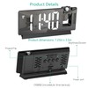 ORIA Projection Alarm Clock, Digital Clock with Projector on Ceiling