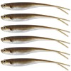 Drfish 5 Pack Soft Lures, Fork Tail Soft Jerk Shad