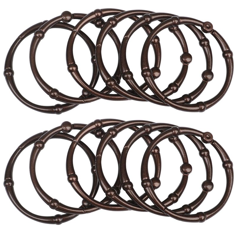 Utopia Alley Rustproof Shower Vivtoria Curtain Rings (Oil Rubbed Bronze)