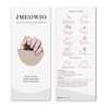Semi Cured Gel Strips Nail Art Sticker Wrap Glitter