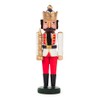 Mini Nutcracker White/Red 8 cm
