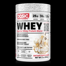 Basic Supplements Basic Whey Vanilla 2lbs