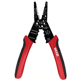 WGGE WG-015 Pelacables profesional de 8 pulgadas, herramienta de crimpado de alambre, cortador de alambre, crimpadora de alambre, pelacables, herramie
