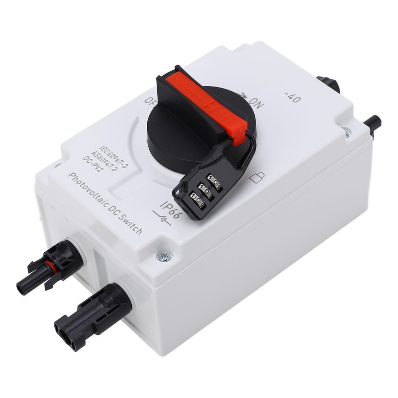 PV Solar Disconnect Switch 32A 4P IP66 Waterproof Photovoltaic Isolator