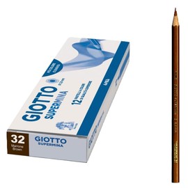Giotto Supermina Coloured Pencils - Set of 12 brown