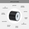 sourcing map 8Pcs 25 x 20mm M8 Thread Female Rubber