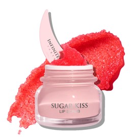 Infinitek Paris Sugar Kiss Watermelon Flavored Lip Scrub 2.4 oz / 68 g - Hydrating Lip Balm, Scrubber Exfoliator, Lip Mask, Lip Repair Treatment & Lightening Exfoliator for Dark Lips