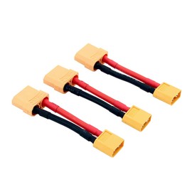 OliYin 3pcs Male XT60 to Female XT90 Connector Converter Adapter with 12awg 1.96inch Wire(Pack of 3)