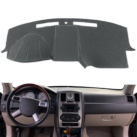Fcovergurus Dash Cover Mat Custom Fit for Chrysler 300 300C 2005-2010, Dashboard Cover Pad Carpet Protector (Darkgray) F49