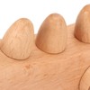 Wooden Gua Sha Tool Portable Rounded Edges Wood Scraping Massage