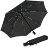 iX-brella Reverse Reverse Opening Fiberglass Pocket Umbrella with Coloured Spokes,