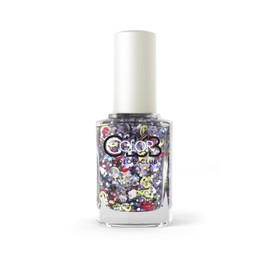 Color Club Nail Lacquer Nailmoji, Holographic Glitter Sup?, 0.5 Fluid Ounce