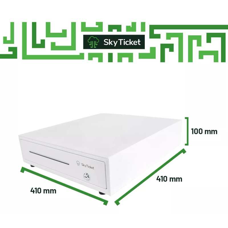SKY TICKET Caja De Dinero Cajón Punto De Venta Apertura