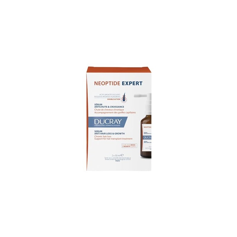 DUCRAY, Neoptide Expert Suero para Caída Crónica, Estimula el Folículo
